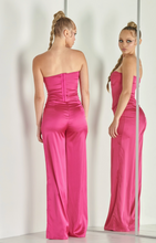 Load image into Gallery viewer, WFFS Corset and Pant Satin Set
