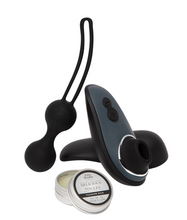 Load image into Gallery viewer, Holiday Fifty Shades of Grey X Womanizer Desire Blooms Kit-Black
