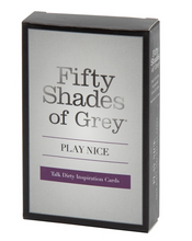 Load image into Gallery viewer, Holiday Fifty Shades of Grey Play Nice Talk Dirty Card Game
