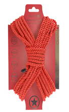 Load image into Gallery viewer, Holiday Ouch Bondage Rope-Red, Black, or Silver  10M
