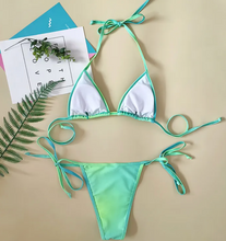 Load image into Gallery viewer, FTIY Women Sexy Gradient Strap Bikini Swimwear
