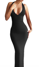 Load image into Gallery viewer, FASHION TIY Women Summer Slim-Fit Halter Neck Sexy Tight Maxi Dress
