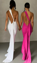 Load image into Gallery viewer, FASHION TIY Solid Color Sleeveless Backless Bodycon Maxi Dress
