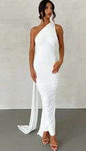 Load image into Gallery viewer, FASHION TIY Solid Color Sleeveless Backless Bodycon Maxi Dress
