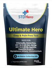 Load image into Gallery viewer, STD Hero Ultimate HERO test kit
