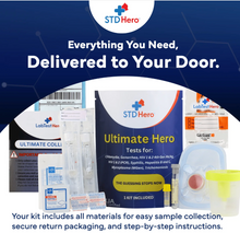 Load image into Gallery viewer, STD Hero Ultimate HERO test kit
