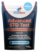 Load image into Gallery viewer, STD Hero Advanced STD test kit
