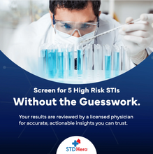 Load image into Gallery viewer, STD Hero Advanced STD test kit

