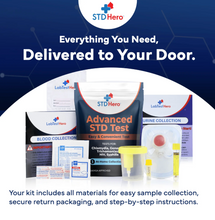 Load image into Gallery viewer, STD Hero Advanced STD test kit
