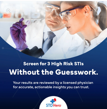 Load image into Gallery viewer, STD Hero Common STD Test
