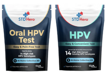Load image into Gallery viewer, STD Hero Oral HPV test &amp; HPV Vaginal or Rectal
