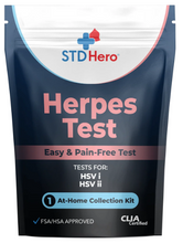 Load image into Gallery viewer, STD Hero Herpes test kit
