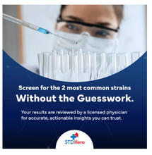 Load image into Gallery viewer, STD Hero Herpes test kit

