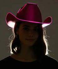 Load image into Gallery viewer, Hot Pink Light-Up Cowboy Hat (KBW)
