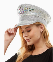 Load image into Gallery viewer, Silver Gems Light-Up Captain Hat (KBW)
