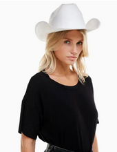 Load image into Gallery viewer, White Light-Up Cowboy Hat (KBW)
