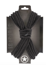 Load image into Gallery viewer, Holiday Ouch Bondage Rope-Red, Black, or Silver  10M
