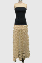 Load image into Gallery viewer, ECHO Strapless Sheer Polka Dot Evening Dress
