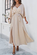 Load image into Gallery viewer, ECHO V-Neck Tie-Waist Casual Dress
