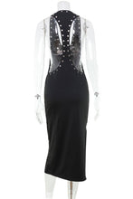 Load image into Gallery viewer, ECHO Studded Sleeveless Midi Dress
