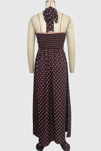 Load image into Gallery viewer, ECHO Polka Dot Halter Neck Casual Dress
