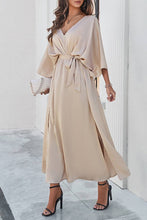 Load image into Gallery viewer, ECHO V-Neck Tie-Waist Casual Dress
